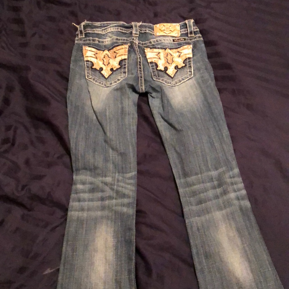 Miss me cowhide jeans